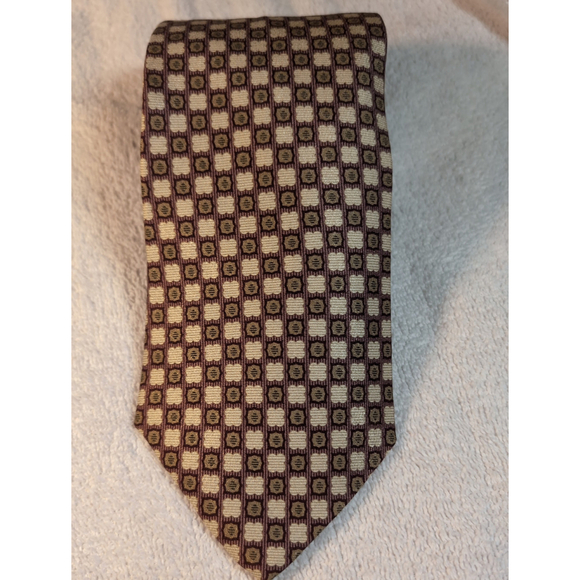 Perry Elli's Portfolio Jacquard Tie Brown, Black - Picture 1 of 5